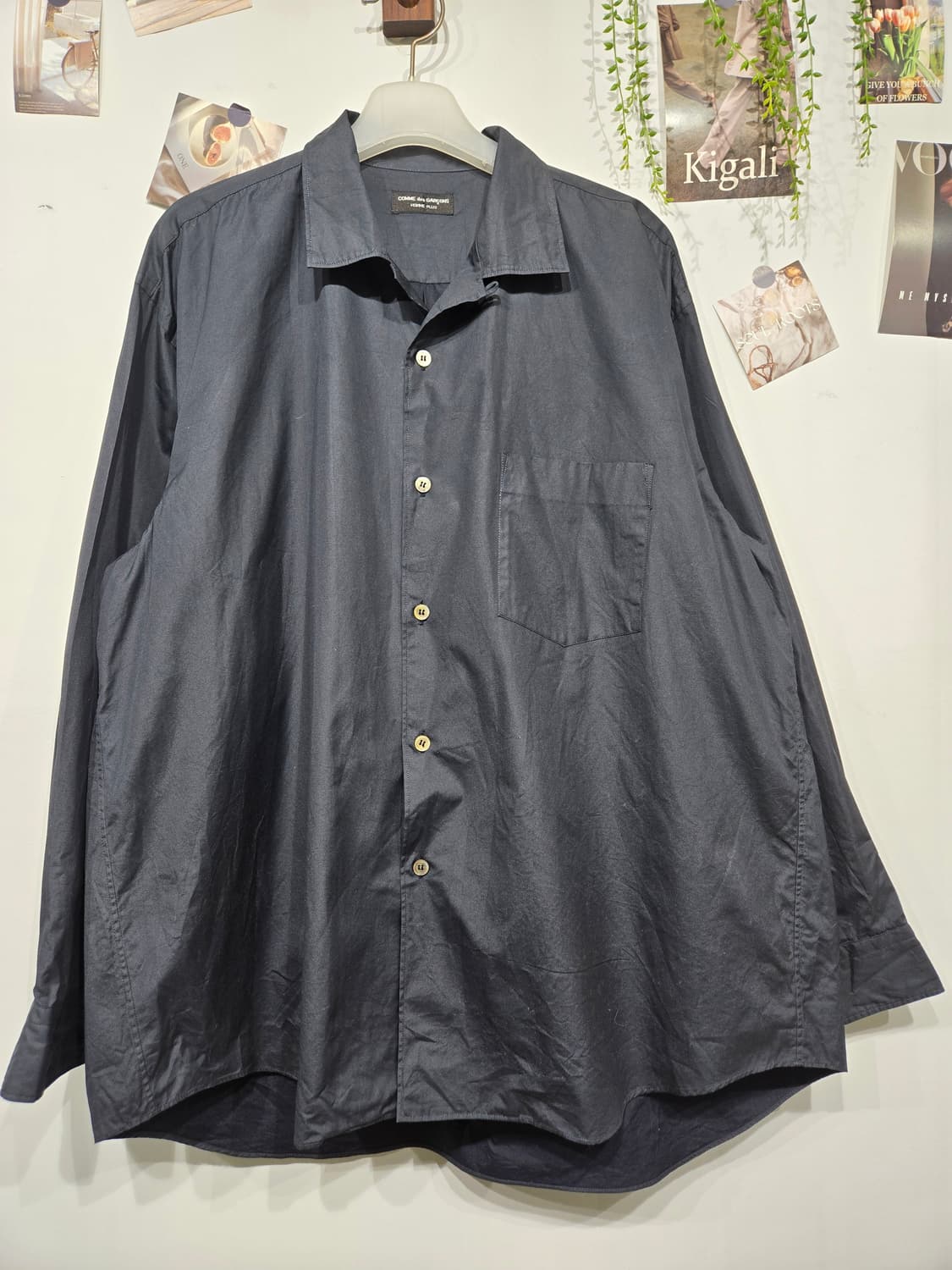 꼼데가르송 블랙 셔츠 남방 긴팔 상품이미지3