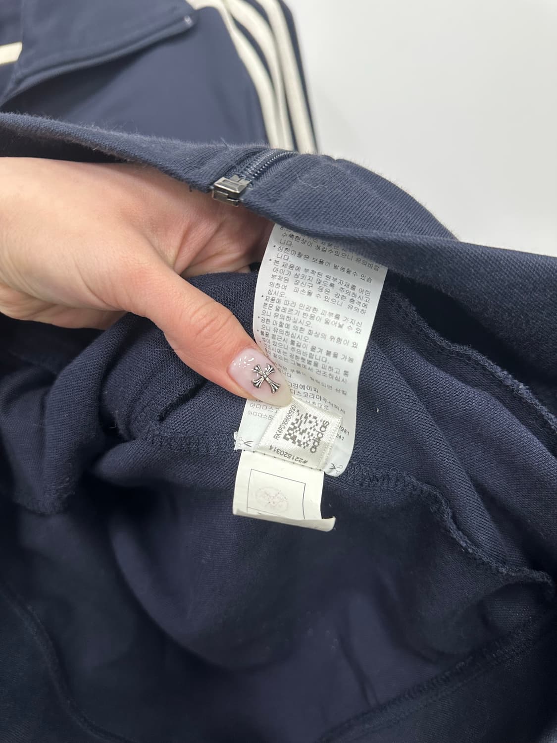 아디다스 네이비 파이어버드 져지 트랙탑 상품이미지4