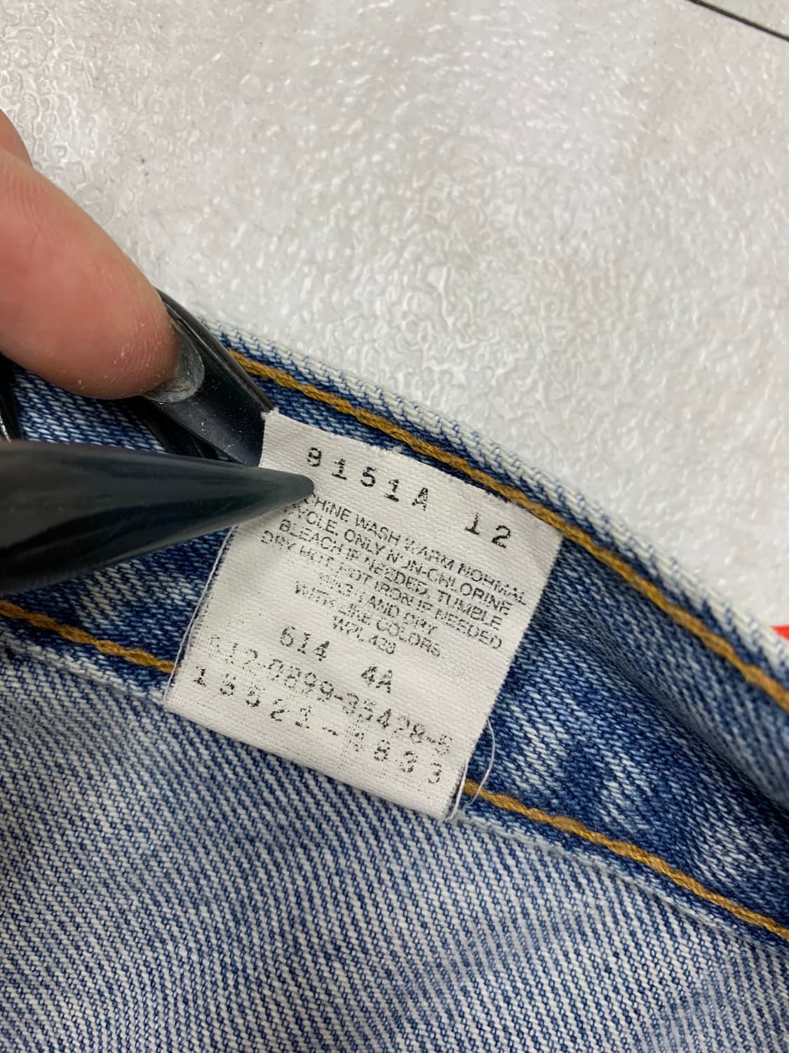 리바이스 512 데님 팬츠 #414 상품이미지5