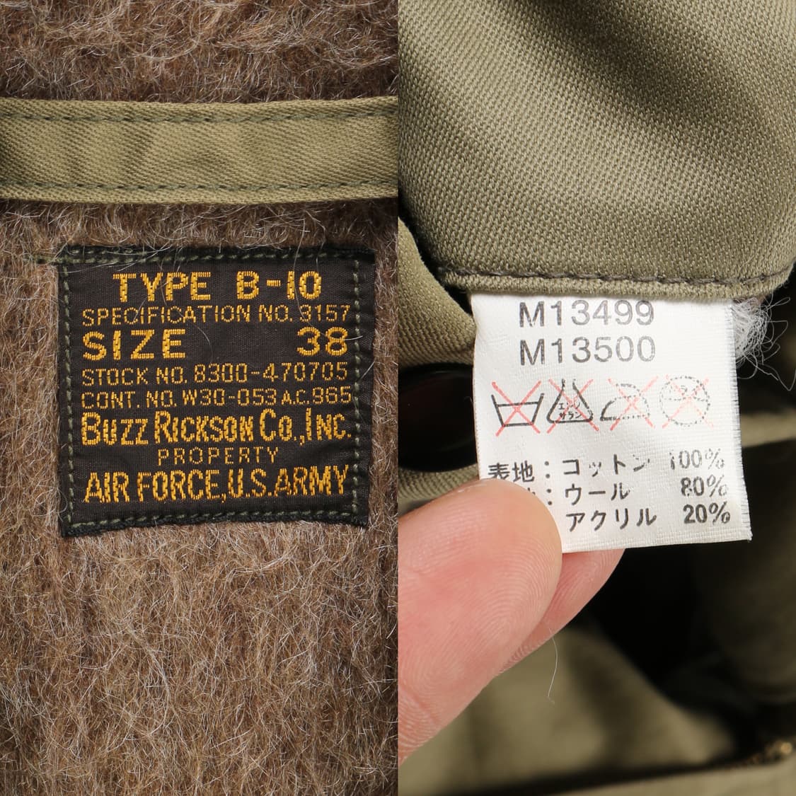 버즈릭슨 B-10 플라이트 자켓   상품이미지10