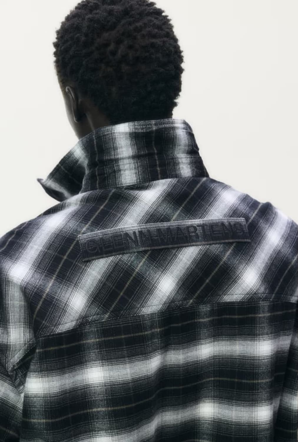 글렌 마틴스 X H&M 포일드 플란넬 오버셔츠 상품이미지5