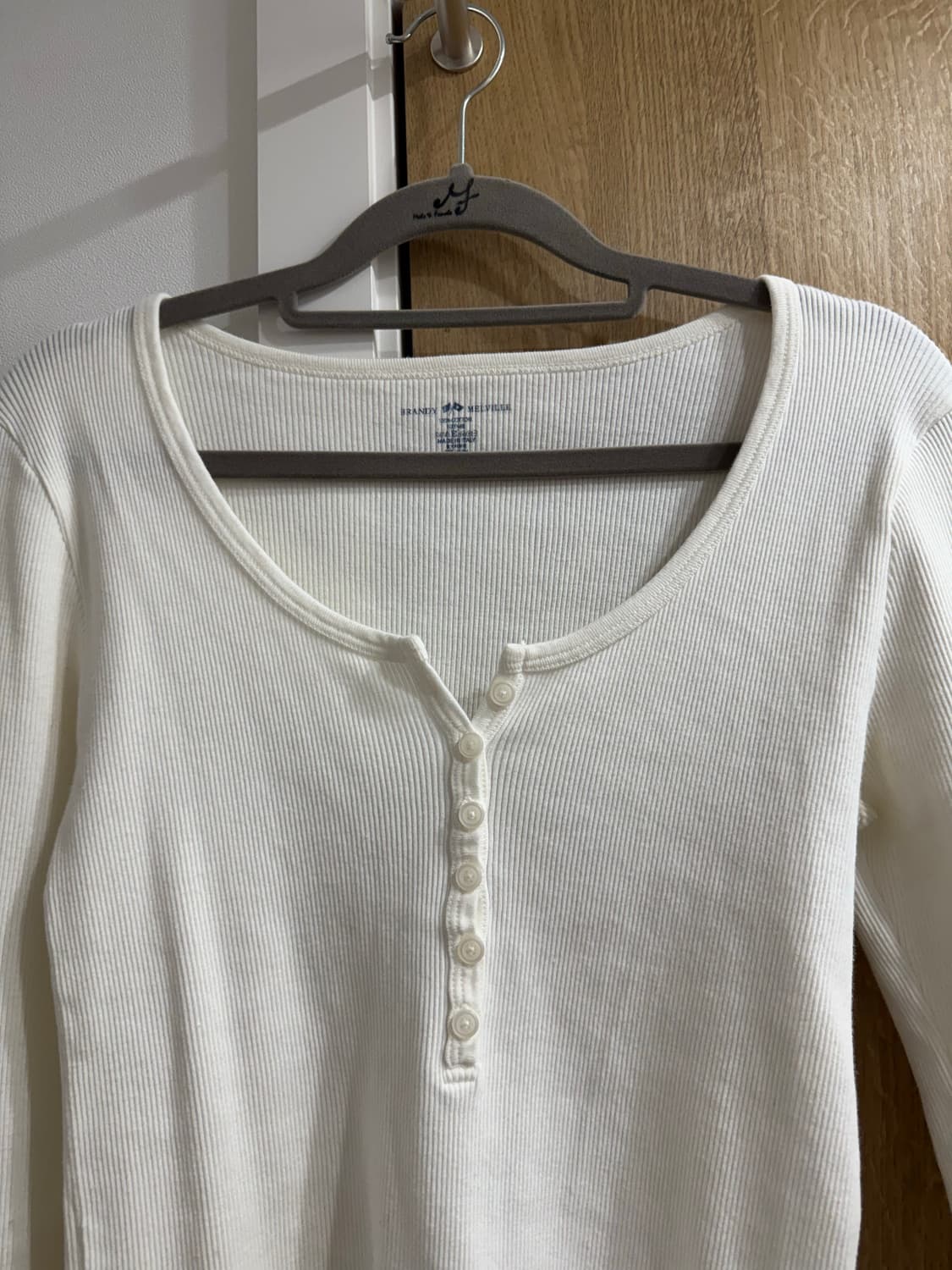 브랜디멜빌 젤리 롱슬리브 화이트 상품이미지3