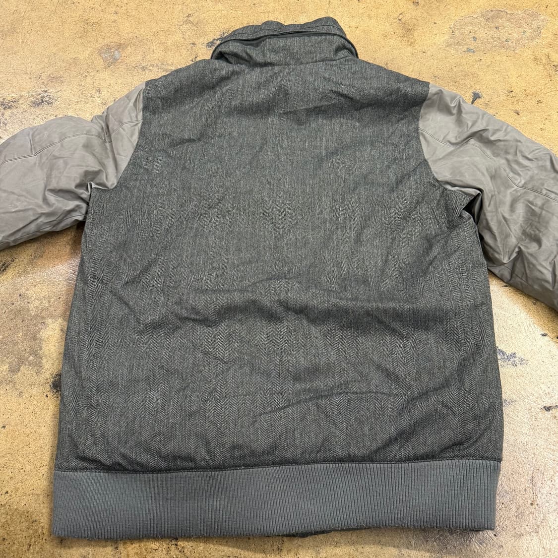 [정품/M] 나이키 그레이 배색 봄버 자켓 b15 상품이미지4