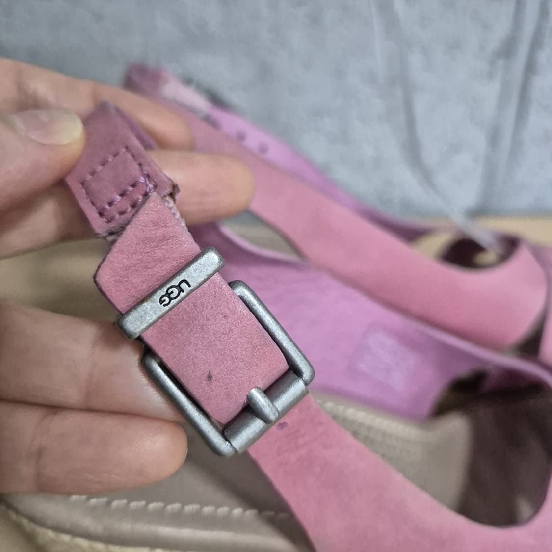 UGG 가죽웨지힐 240 상품이미지7