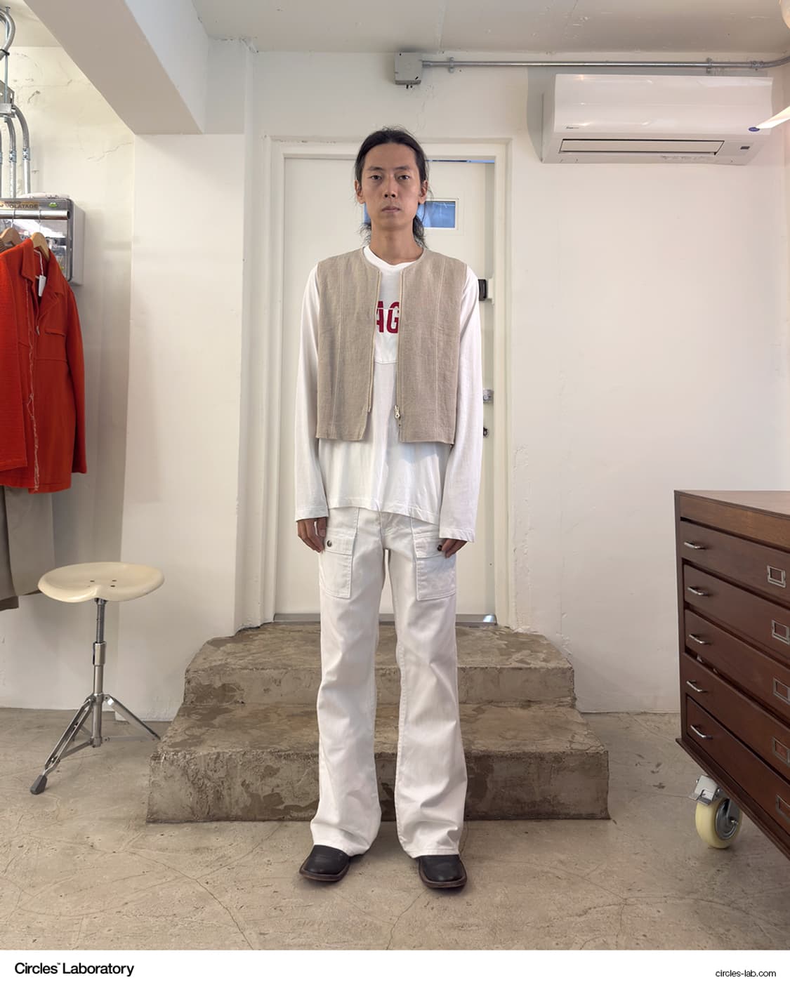 SUNSEA 선씨 20SS 리버시블 린넨 베스트 상품이미지9