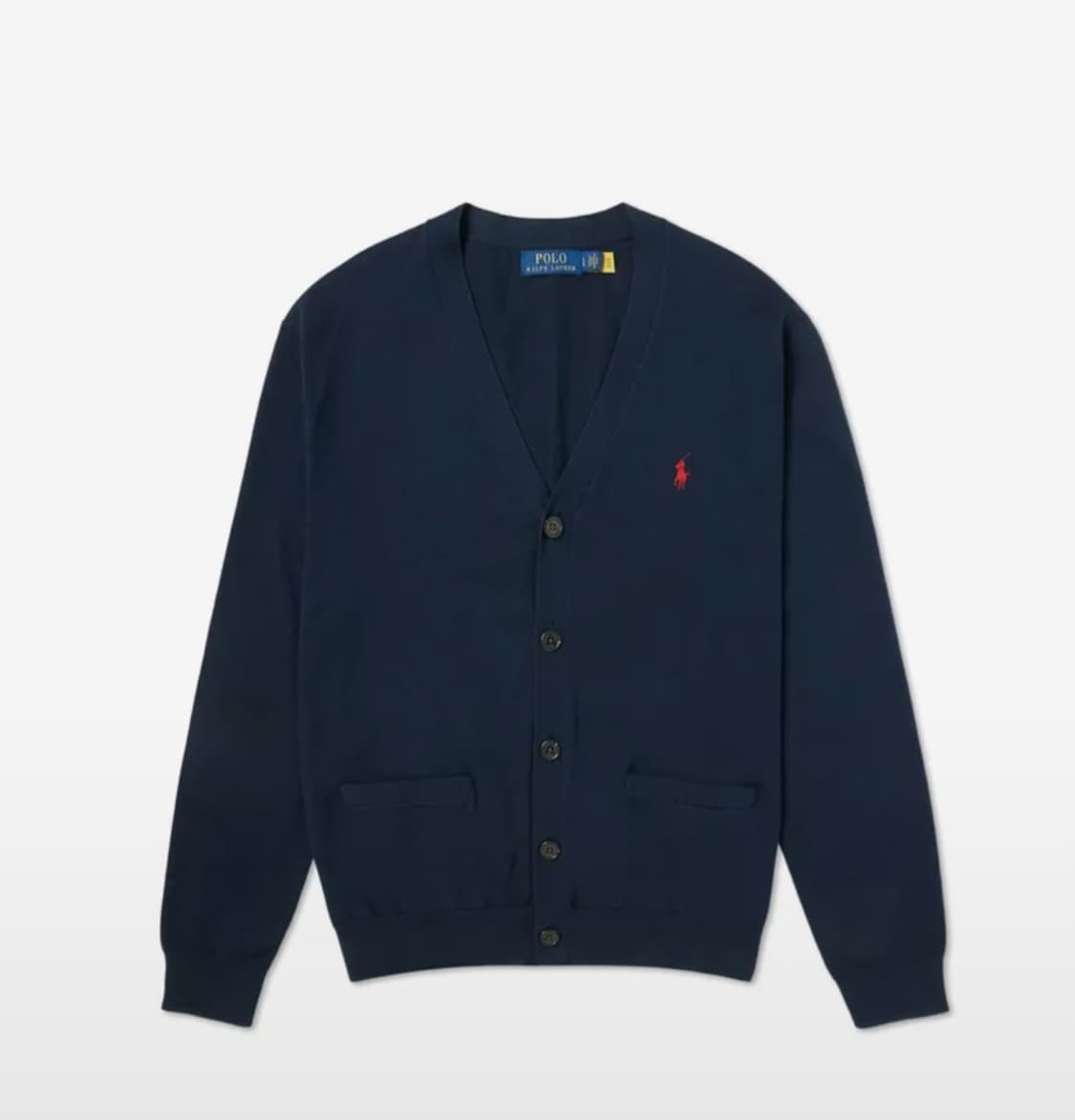 폴로 피마코튼 가디건L사이즈 상품이미지1