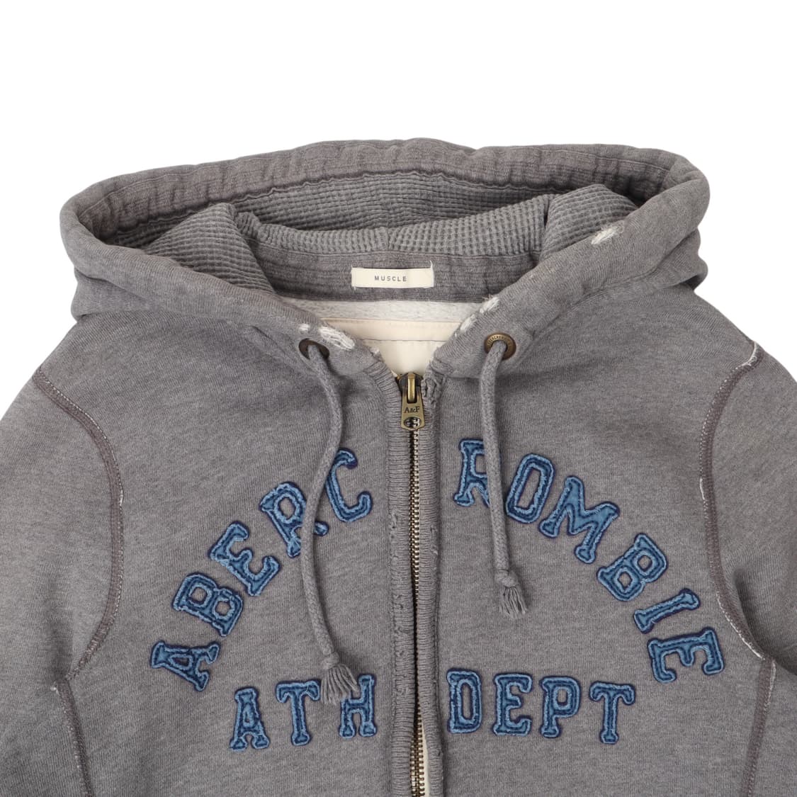 아베크롬비 아치 로고 헤비 후드집업 상품이미지2