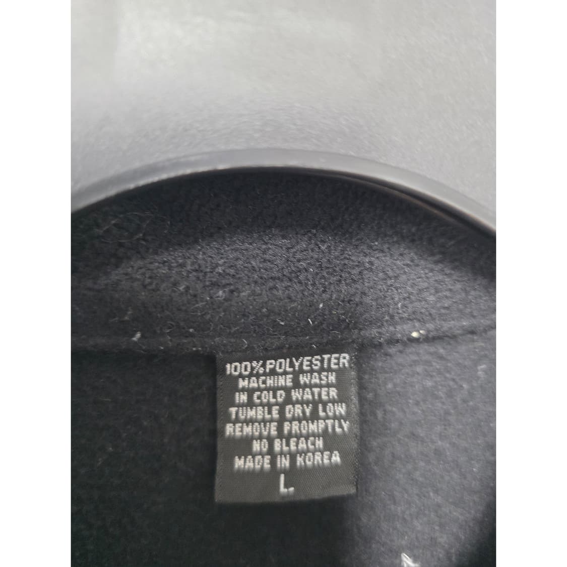 택포// 노스페이스 검정색 반집업 풀오버 L 상품이미지3