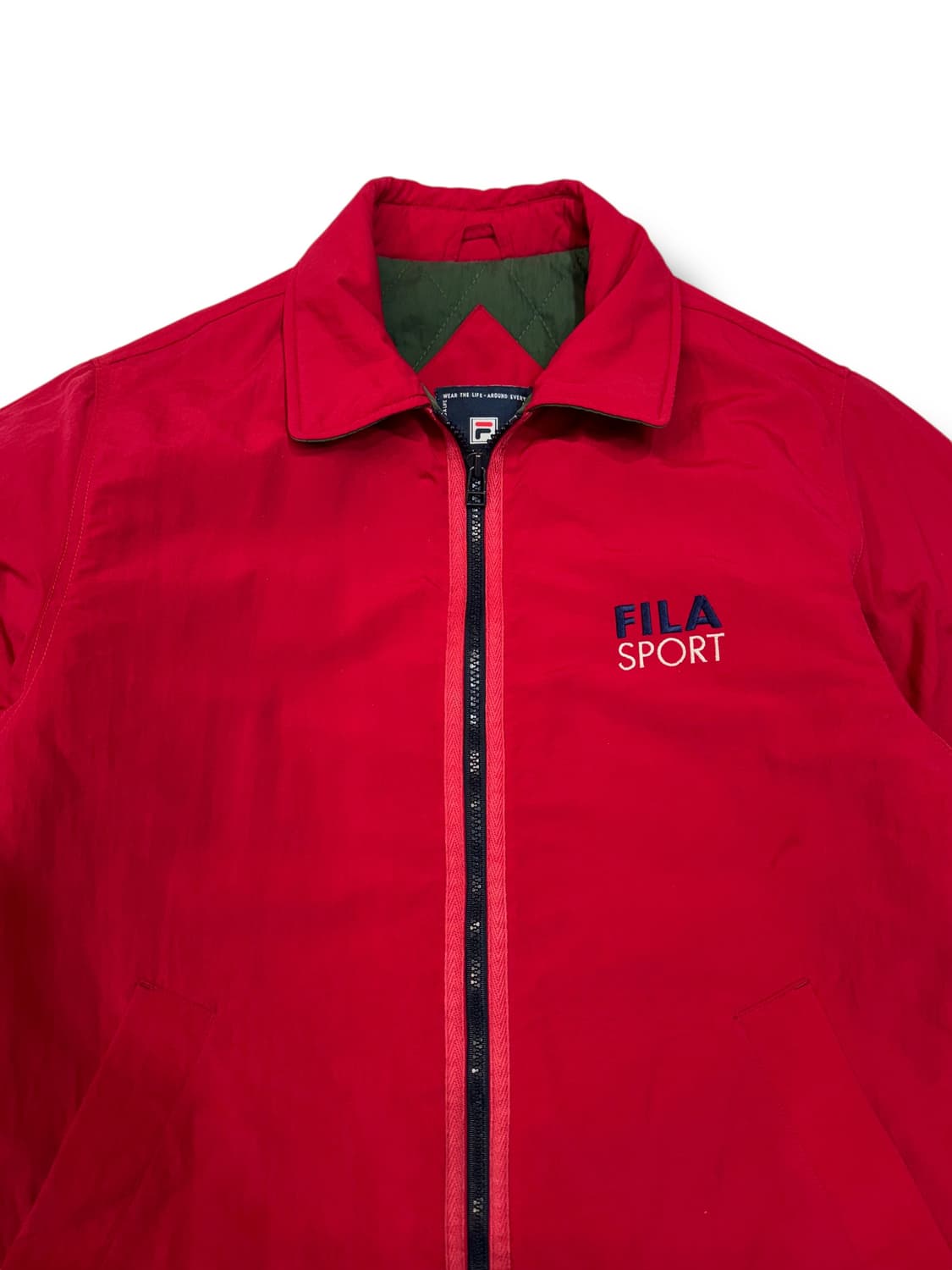 90s 휠라 스포츠 카라 자켓 (M)   상품이미지2