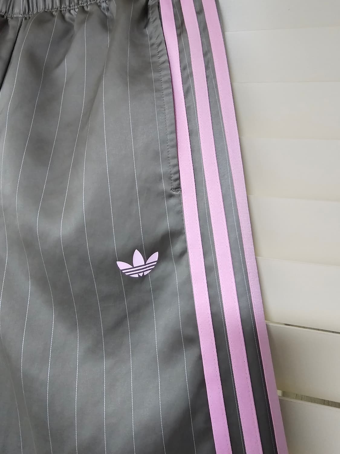 아디다스 W 새틴 와이드 레그 팬츠 S 상품이미지5