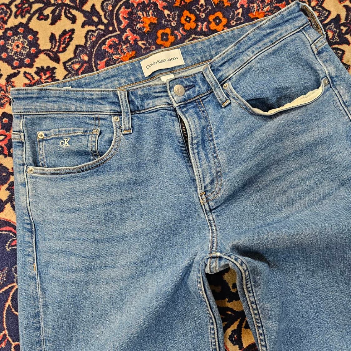 켈빈클라인 90's 스트레이트 핏 데님 33 상품이미지4