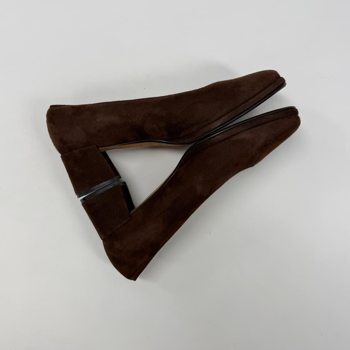 old Margaret Howell suede pumps 상품이미지5