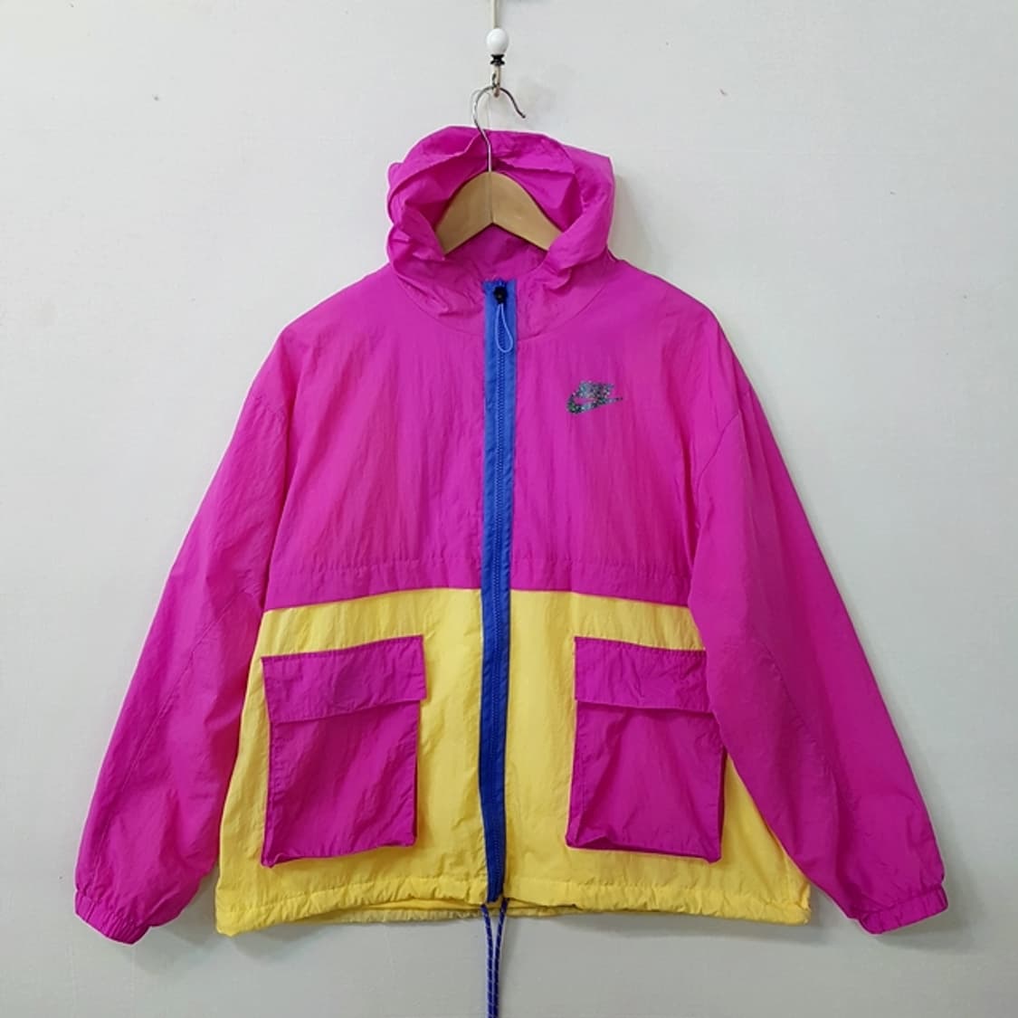 NIKE 나이키 바람막이 점퍼 핑크 옐로우 상품이미지1