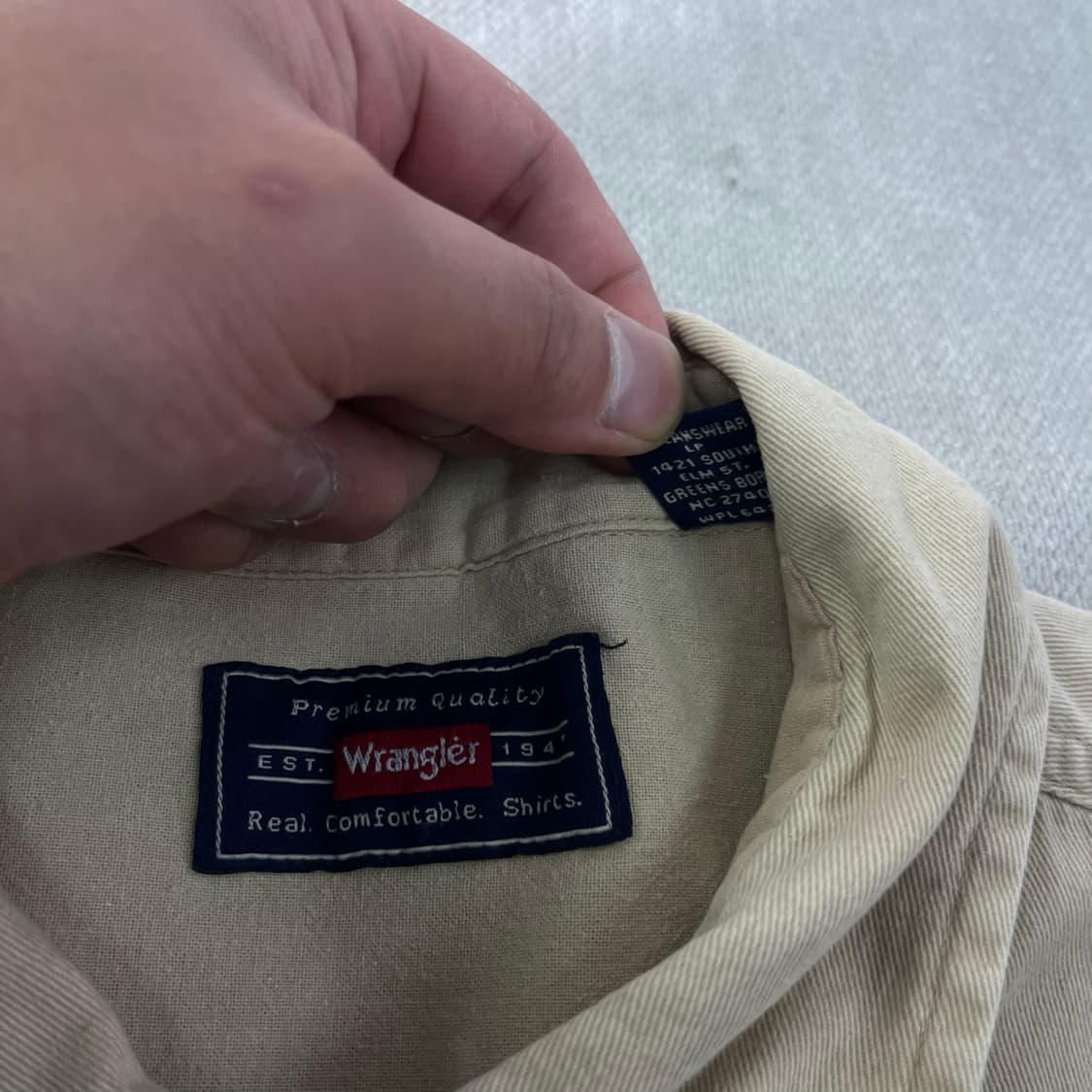 110 랭글러 투포켓 워크셔츠 상품이미지4