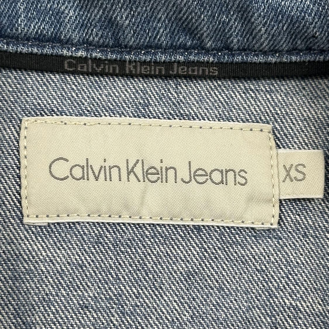 캘빈클라인 ck 워싱 트러커 데님자켓 (XS 여성추천) 상품이미지4
