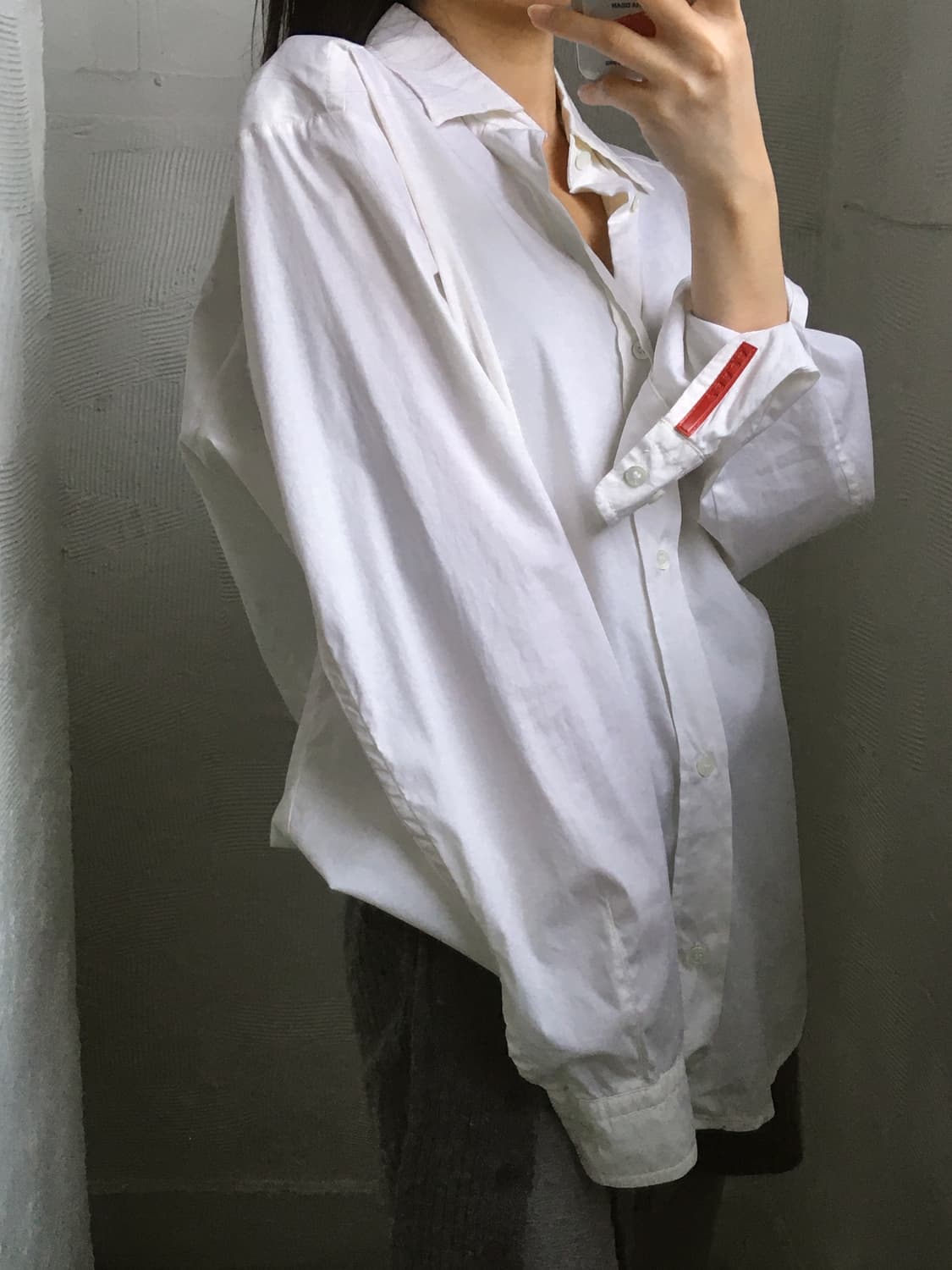 Prada 프라다 화이트 베이직 셔츠 상품이미지3