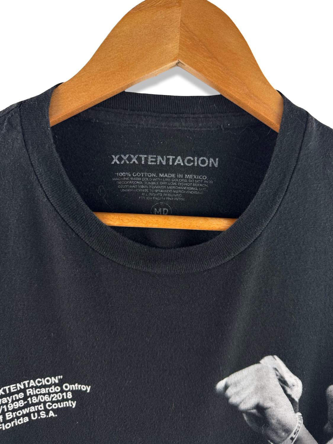 XXXTENTACION 추모 오피셜 그래픽 티셔츠3514 상품이미지3