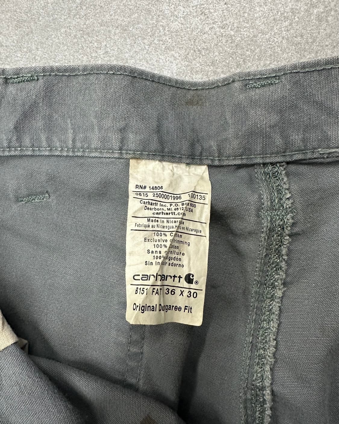 (허단45)칼하트 카펜터 팬츠-M2041 상품이미지6
