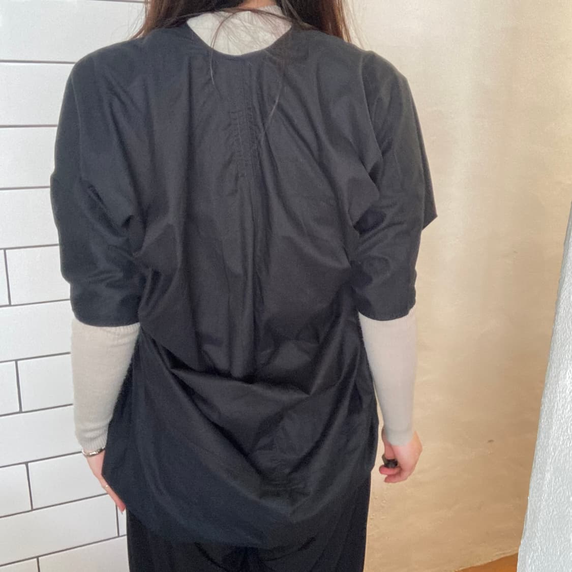 릭오웬스 드레이핑 브이넥 반팔 상품이미지8