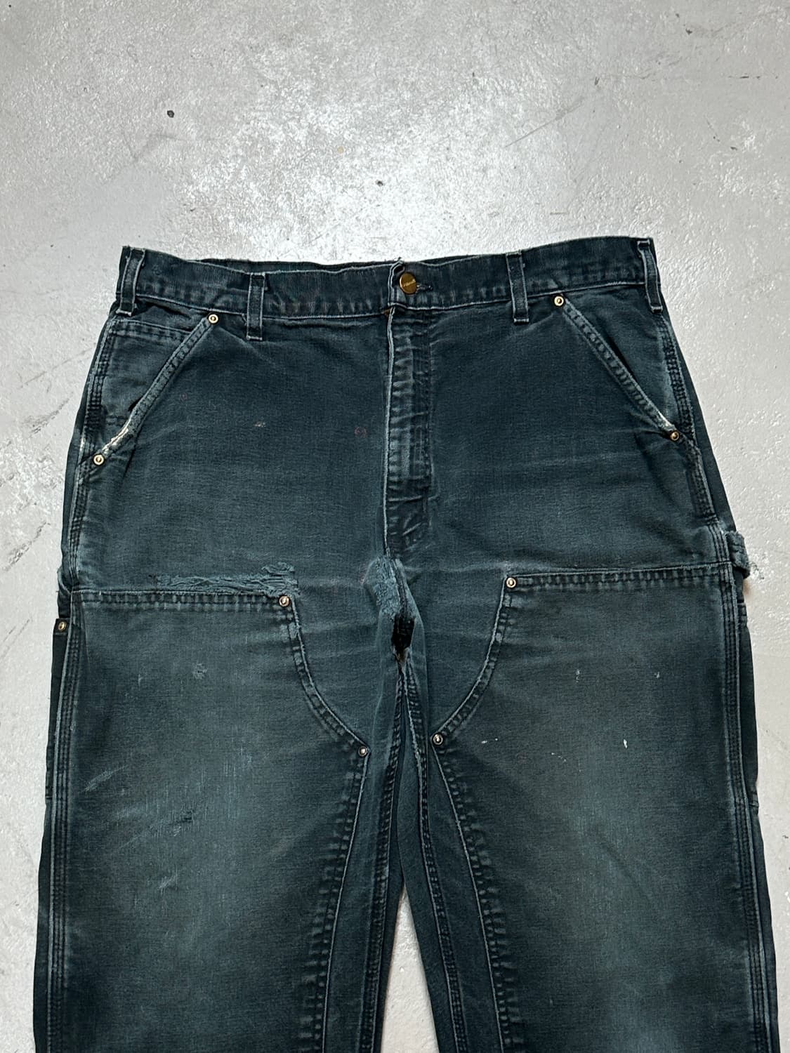 OG 칼하트 B01 더블니 블랙 칼하트 썩블니 카펜터 상품이미지5