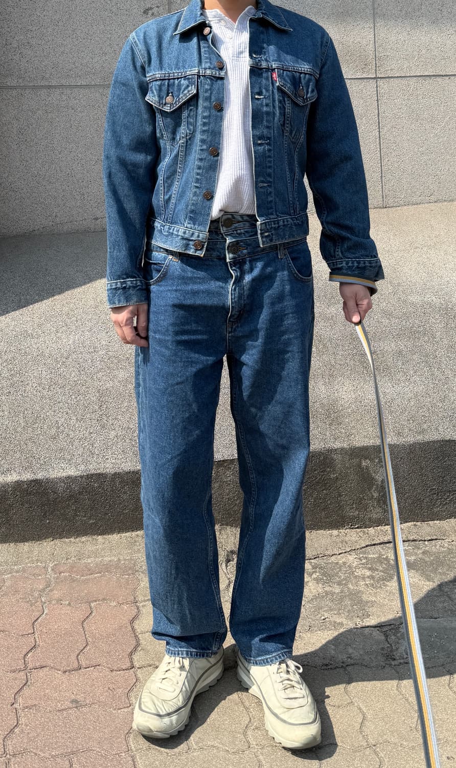 90s 빈티지 리바이스 70505 데님 트러커 자켓 상품이미지6