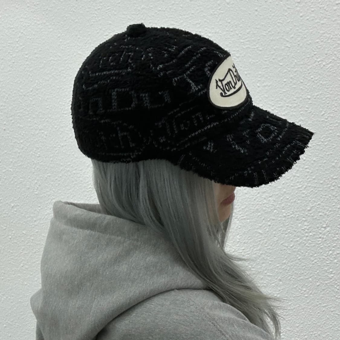 본더치 y2k 니트 블랙 캡 상품이미지2