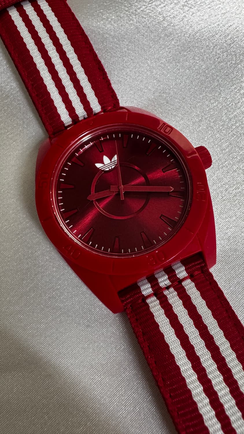 Adidas 아디다스 산티아고 ADH2661 레드 세줄 손목시계 상품이미지1