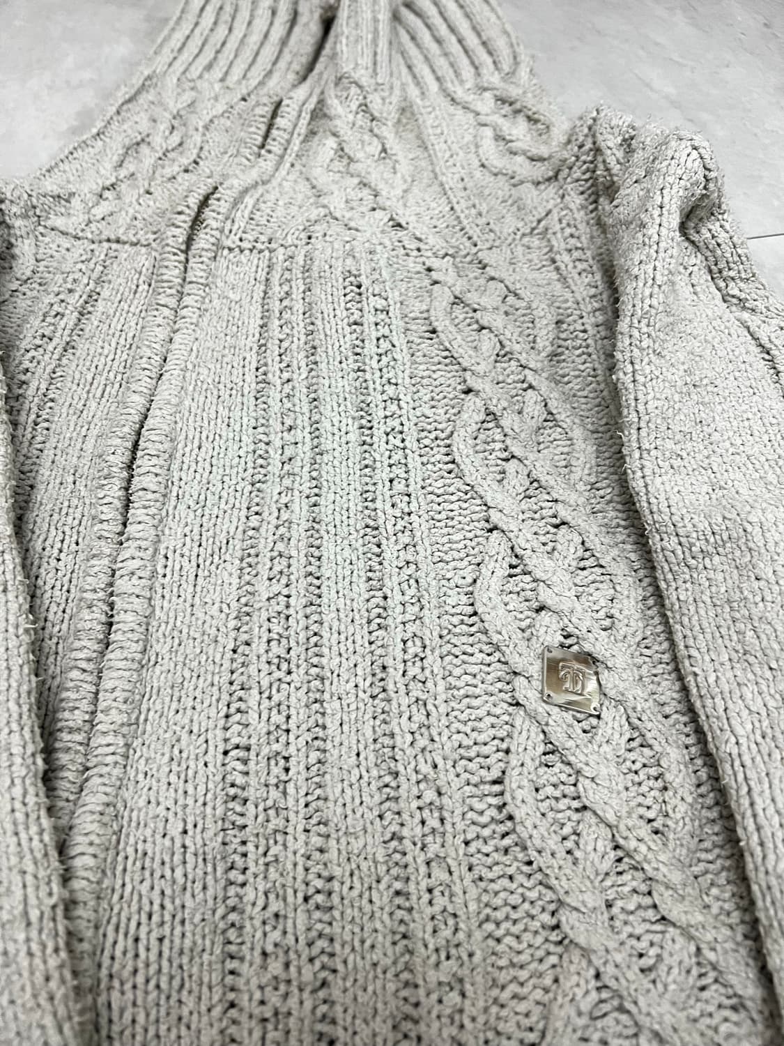 트리밍버드 투웨이 니트집업 상품이미지3