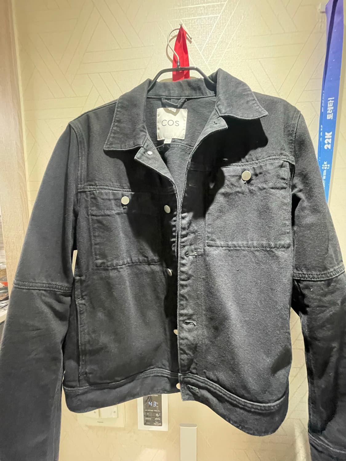 Cos 코스 데님 트러커 자켓 블랙 상품이미지1