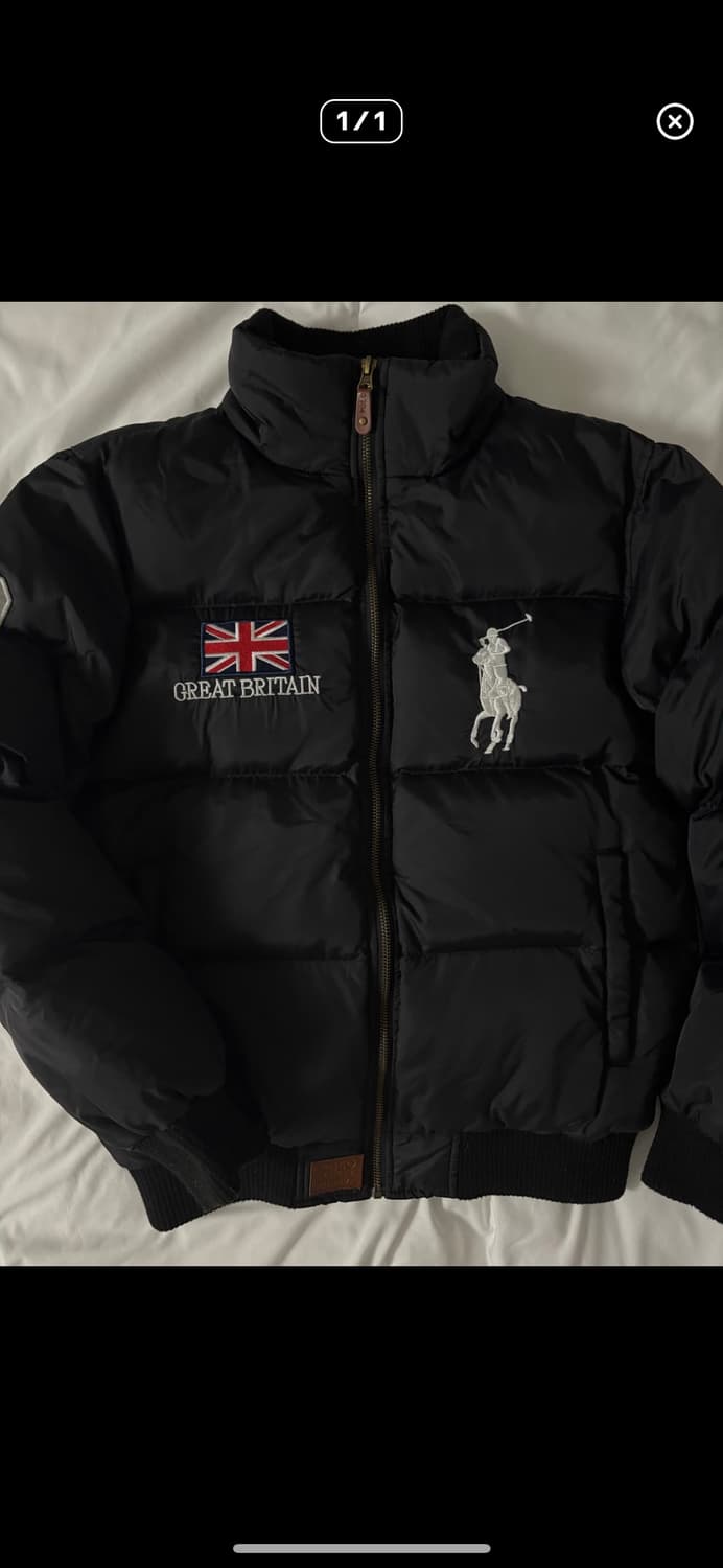 폴로 빅포니 브리튼 패딩 블랙 m 상품이미지4
