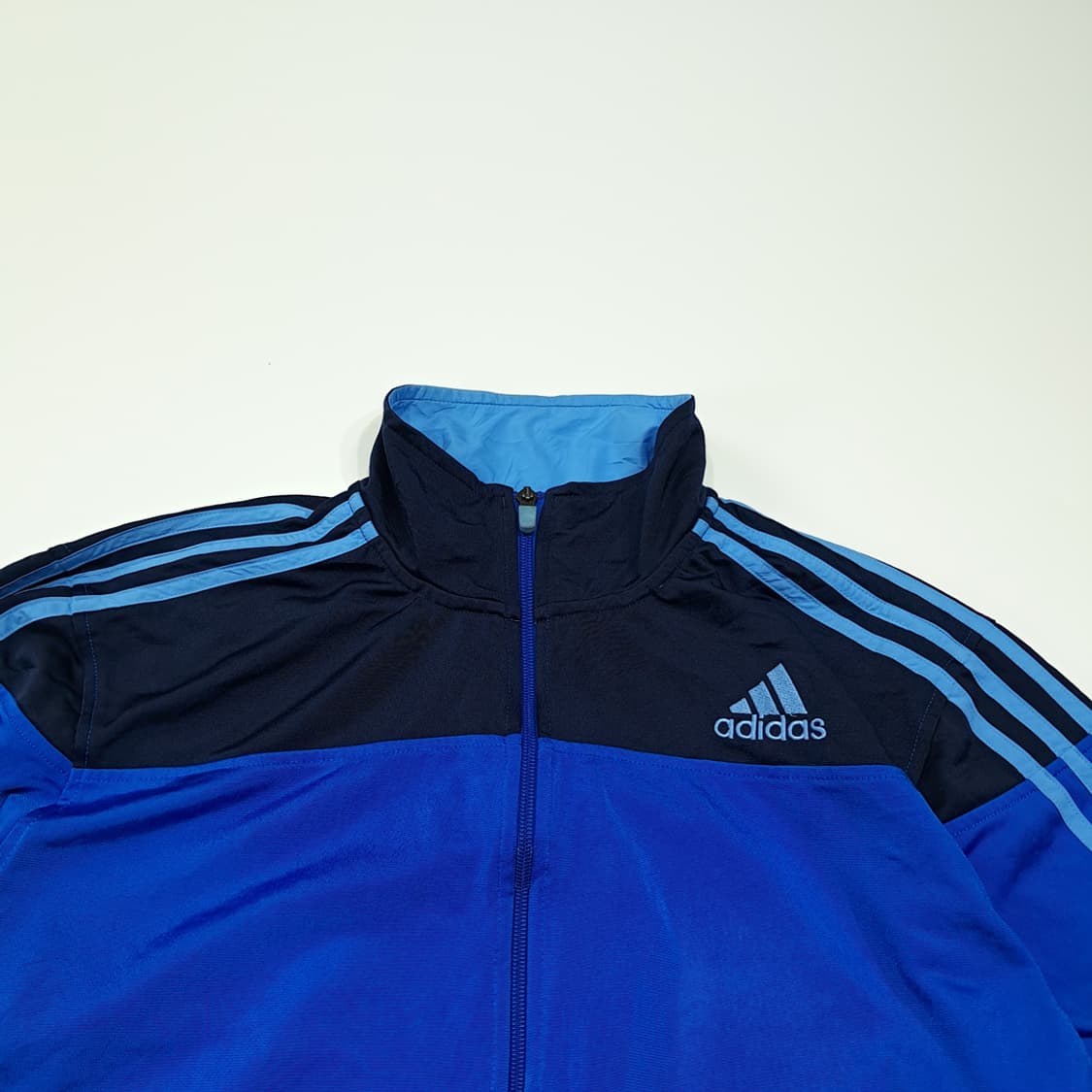 CK014 L 아디다스 투톤 블루 집업 자켓 상품이미지2
