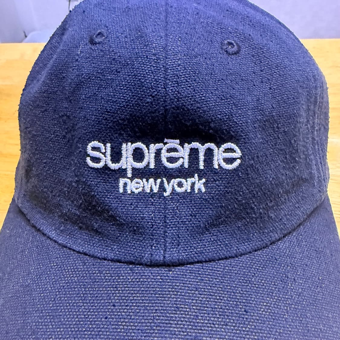 슈프림 클래식 로고 6패널 캡 모자 블랙 23SS 상품이미지4