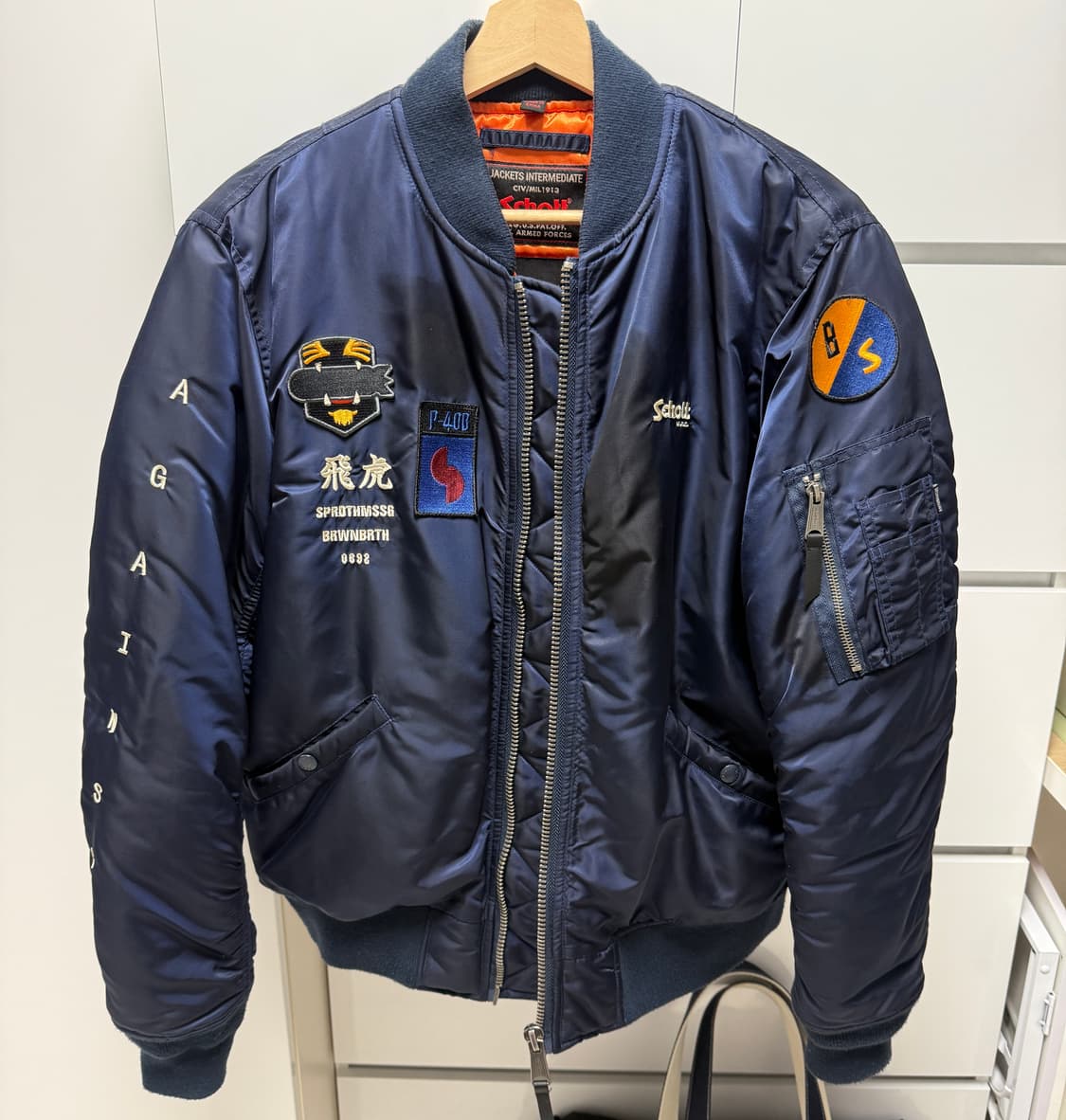 브라운브레스 쇼트 ma-1  ( L )  상품이미지3