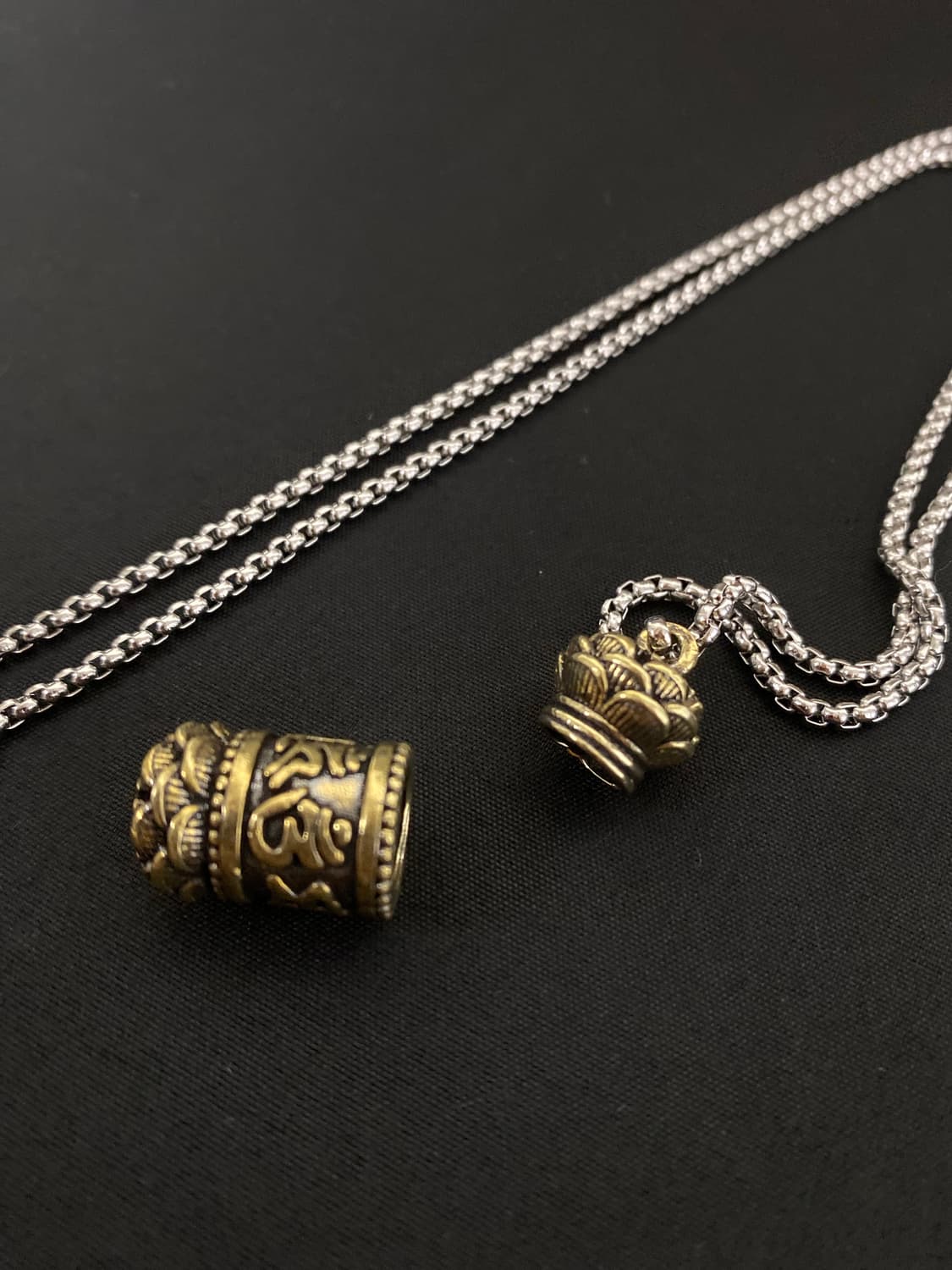 티베트 만트라 육자진언 실린더 팬던트 목걸이 상품이미지3