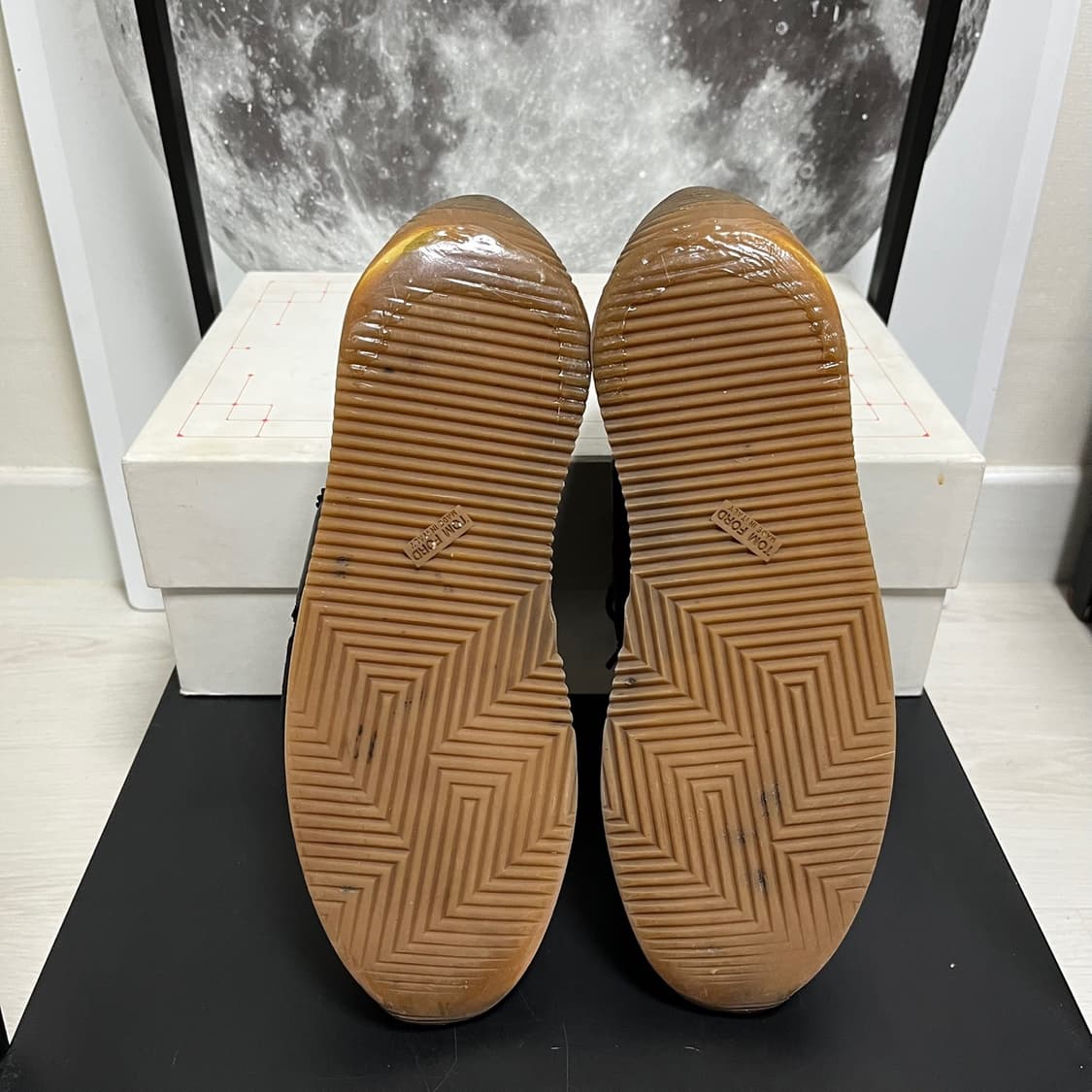 정품 8) 톰포드 오포드 블랙 스웨이드 스니커즈 270~275 상품이미지5