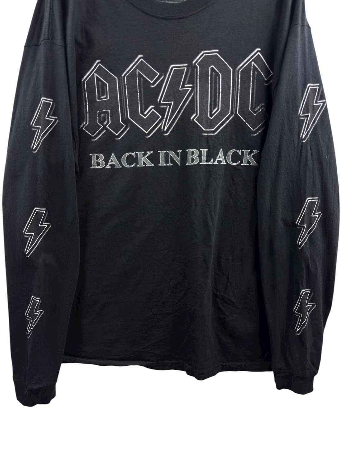 ACDC 블랙 프린팅 롱슬리브1283 상품이미지4