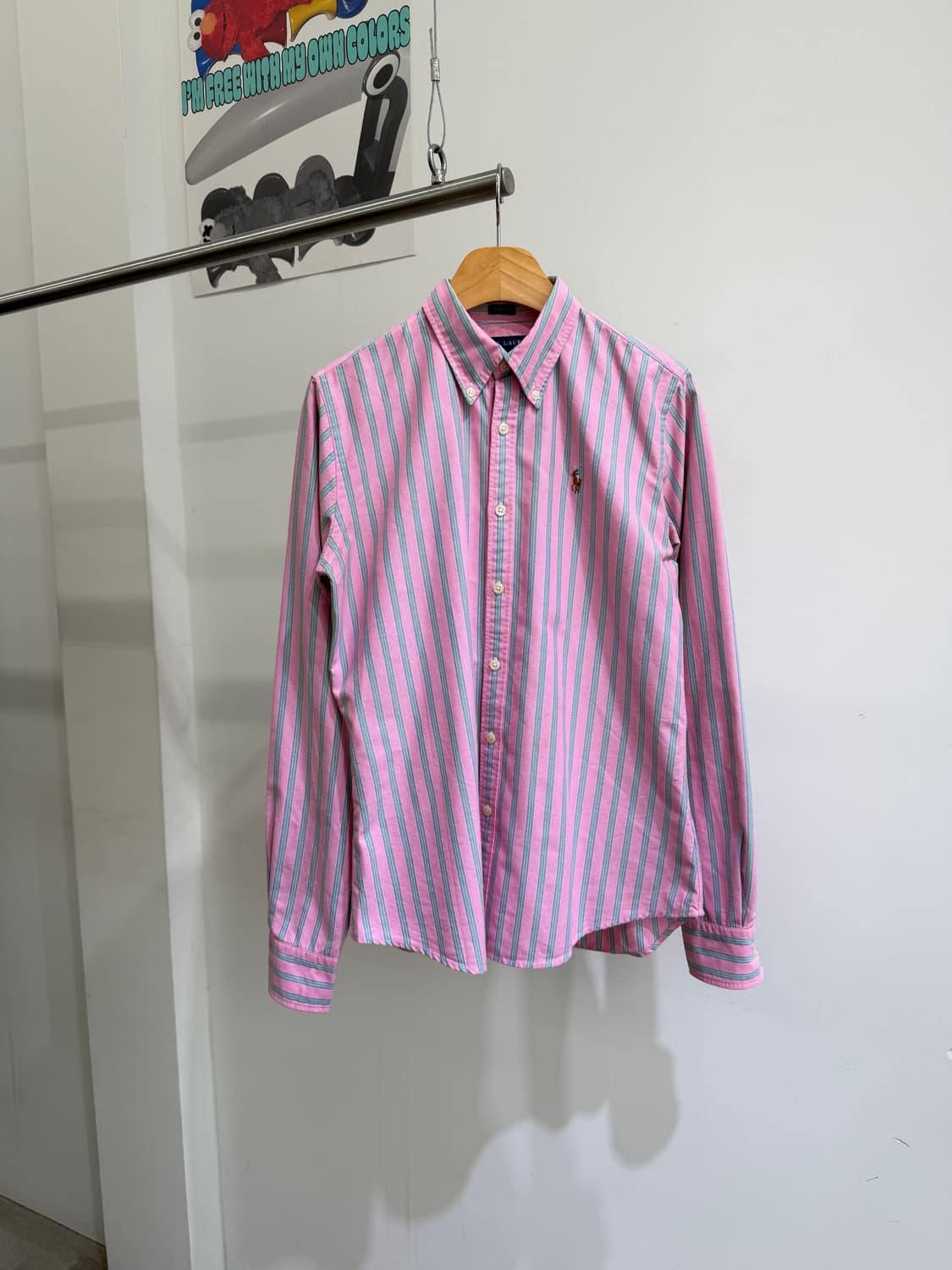 POLO RALPH LAUREN 핑크 셔츠 상품이미지1