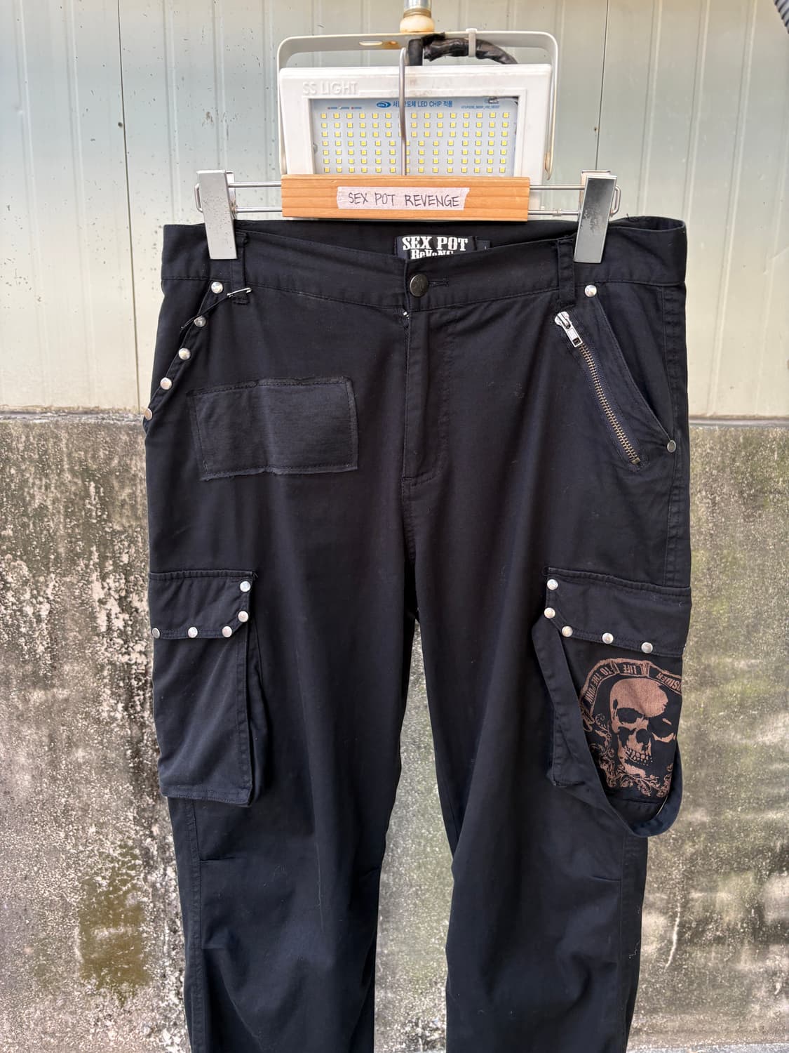 섹스팟리벤지 본디지 카고 팬츠 상품이미지4