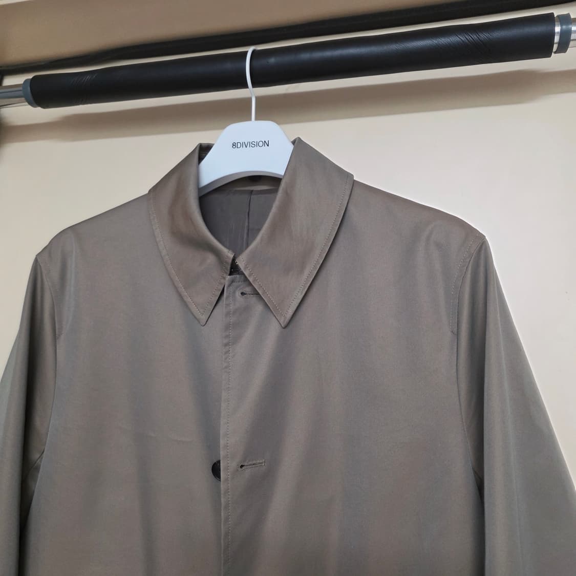 [M] 이얼즈어고 디테쳐블 카라 맥코트 베이지 상품이미지7