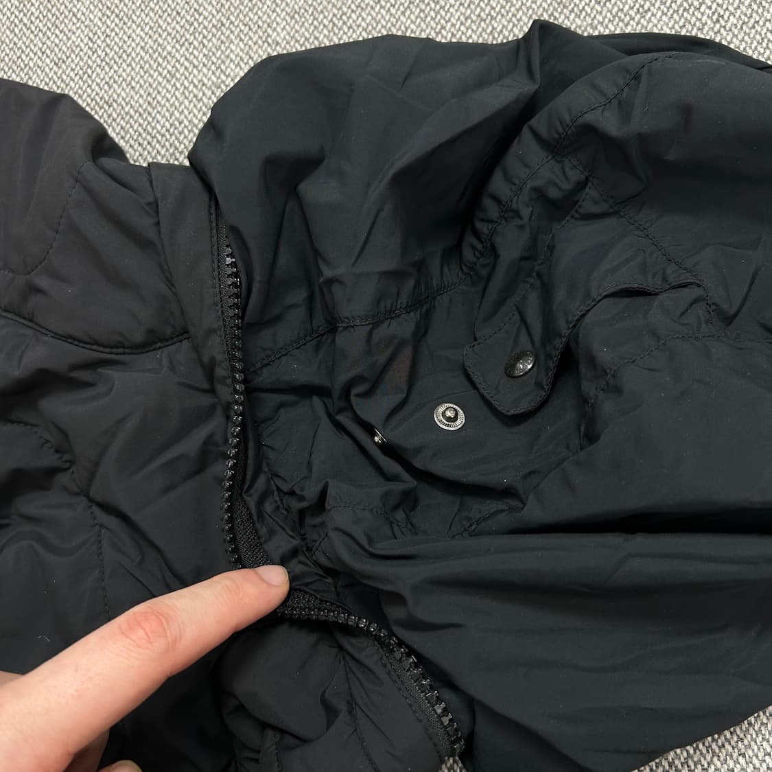 폴로 블랙 패디드자켓(L) 상품이미지8