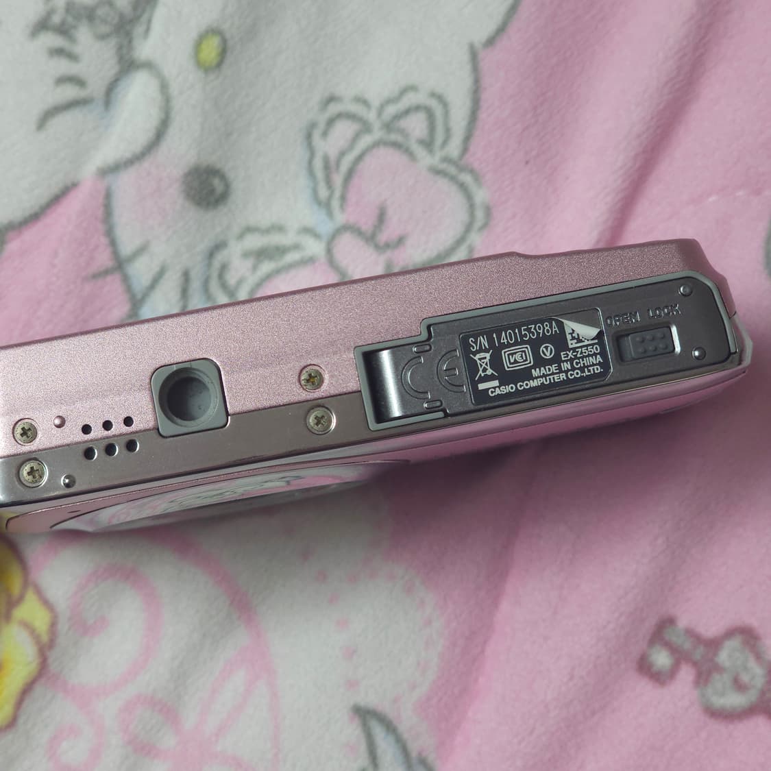 작례O)카시오 엑슬림 EX-Z550 핑크 풀박스 차정원 디카 상품이미지4
