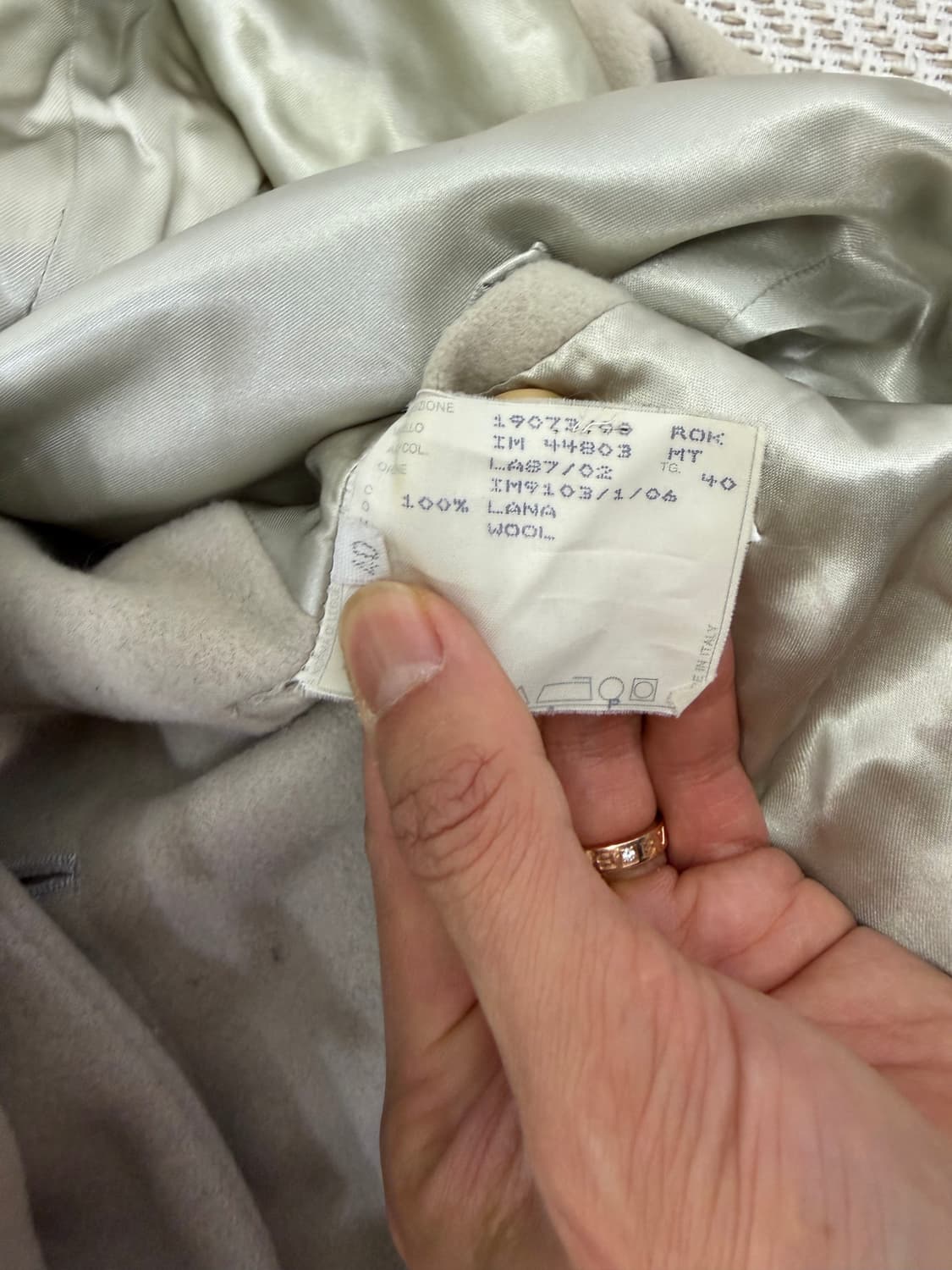 정품) 헬무트랭 여성 울코트 40 상품이미지8