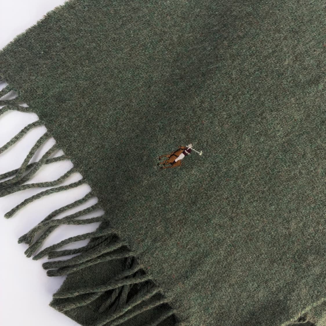 Polo 폴로랄프로렌 올리브 캐시미어 머플러 상품이미지1