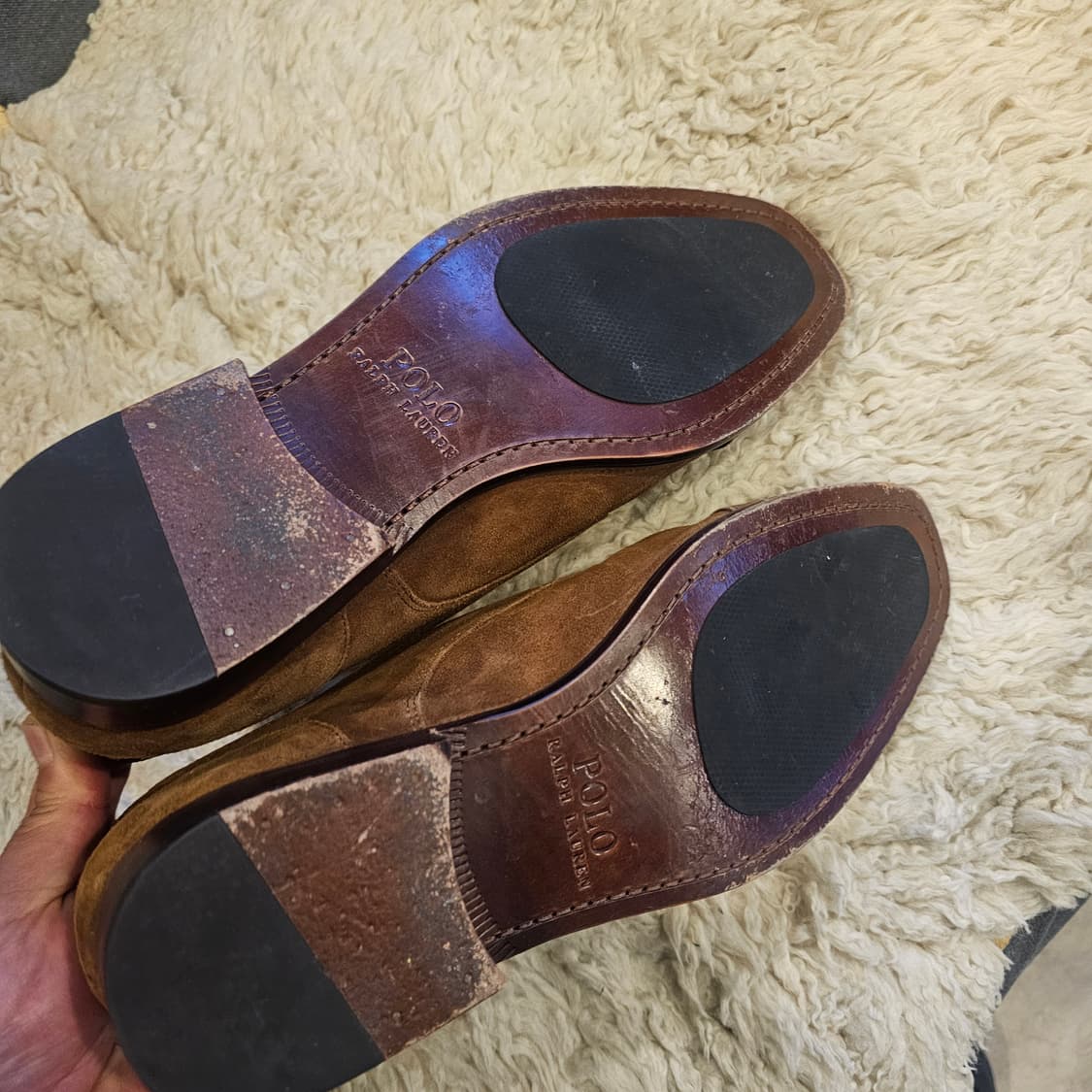 265 폴로 랄프로렌 뭉크스트랩 스웨이드 구두 상품이미지4