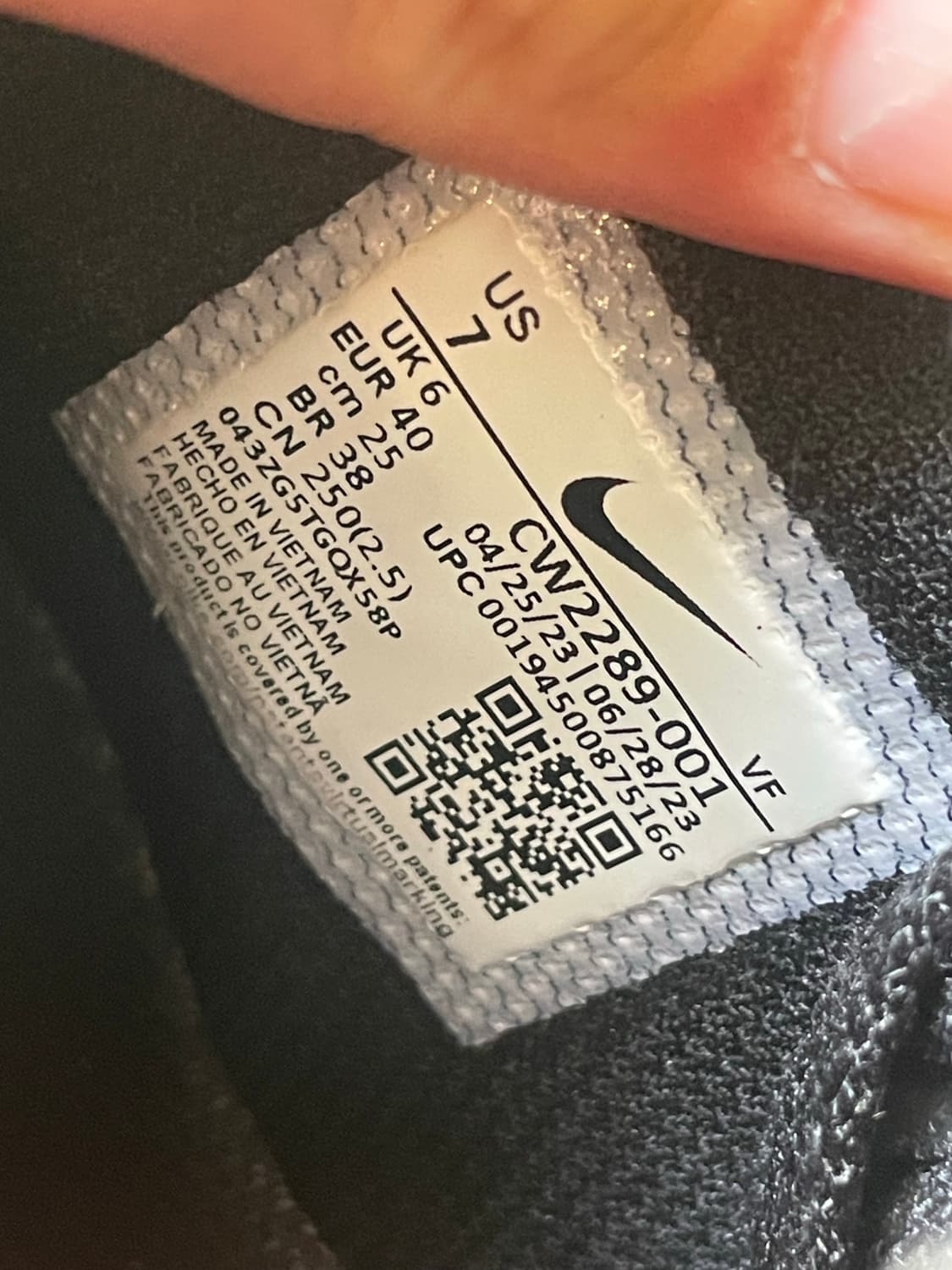 나이키 에어포스 1 미드 블랙 250 상품이미지8