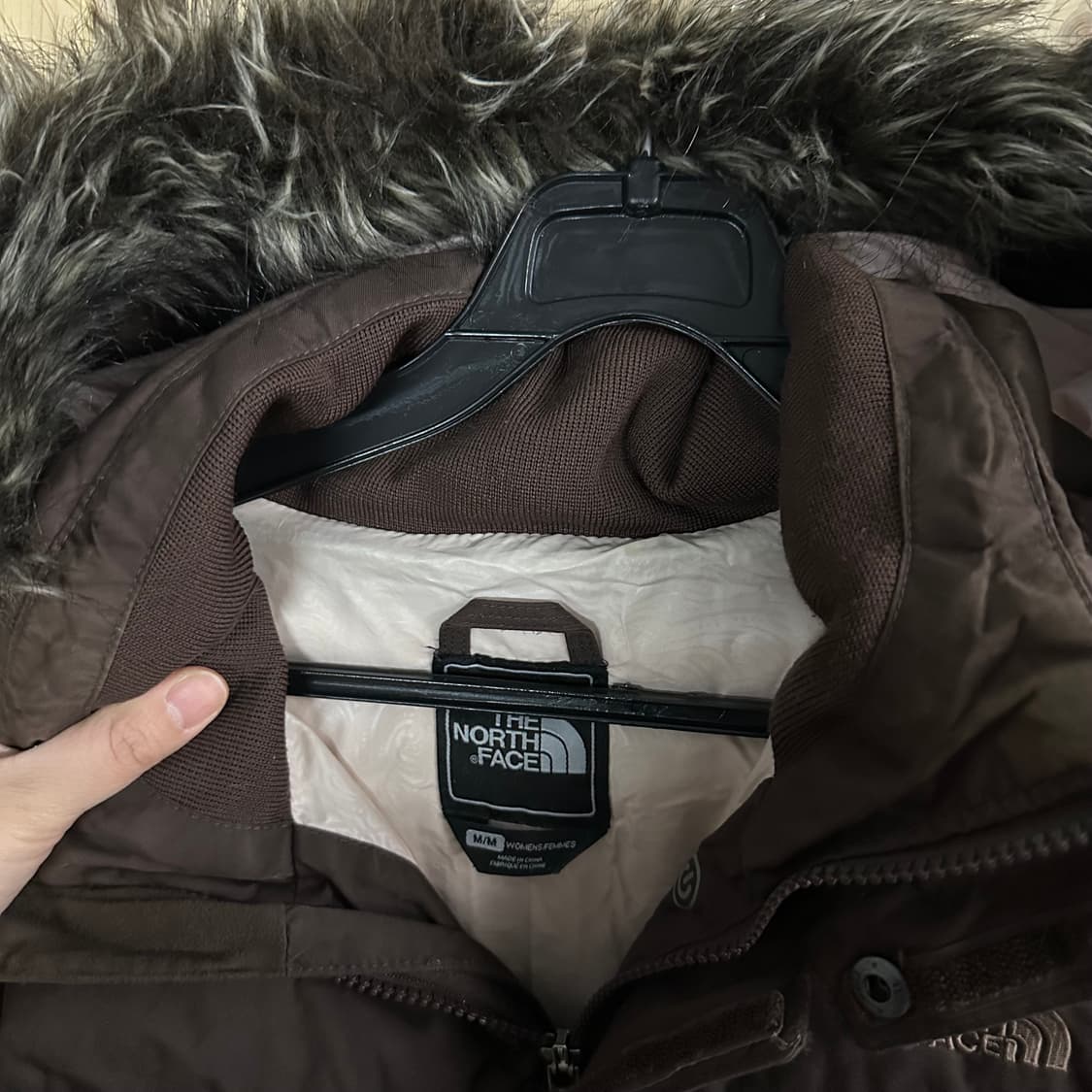 (M) 노스페이스 600 브라운 퍼 패딩 자켓 상품이미지4