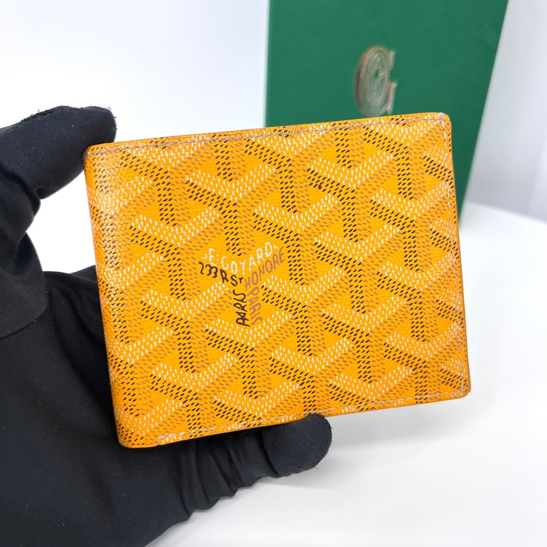 고야드 빅투와르 반지갑 옐로우 상품이미지4