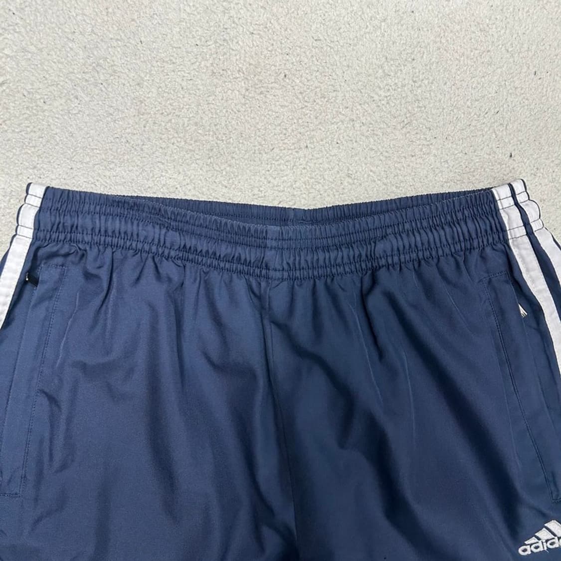 아디다스 네이비 화이트 삼선로고 트랙팬츠 85 상품이미지3