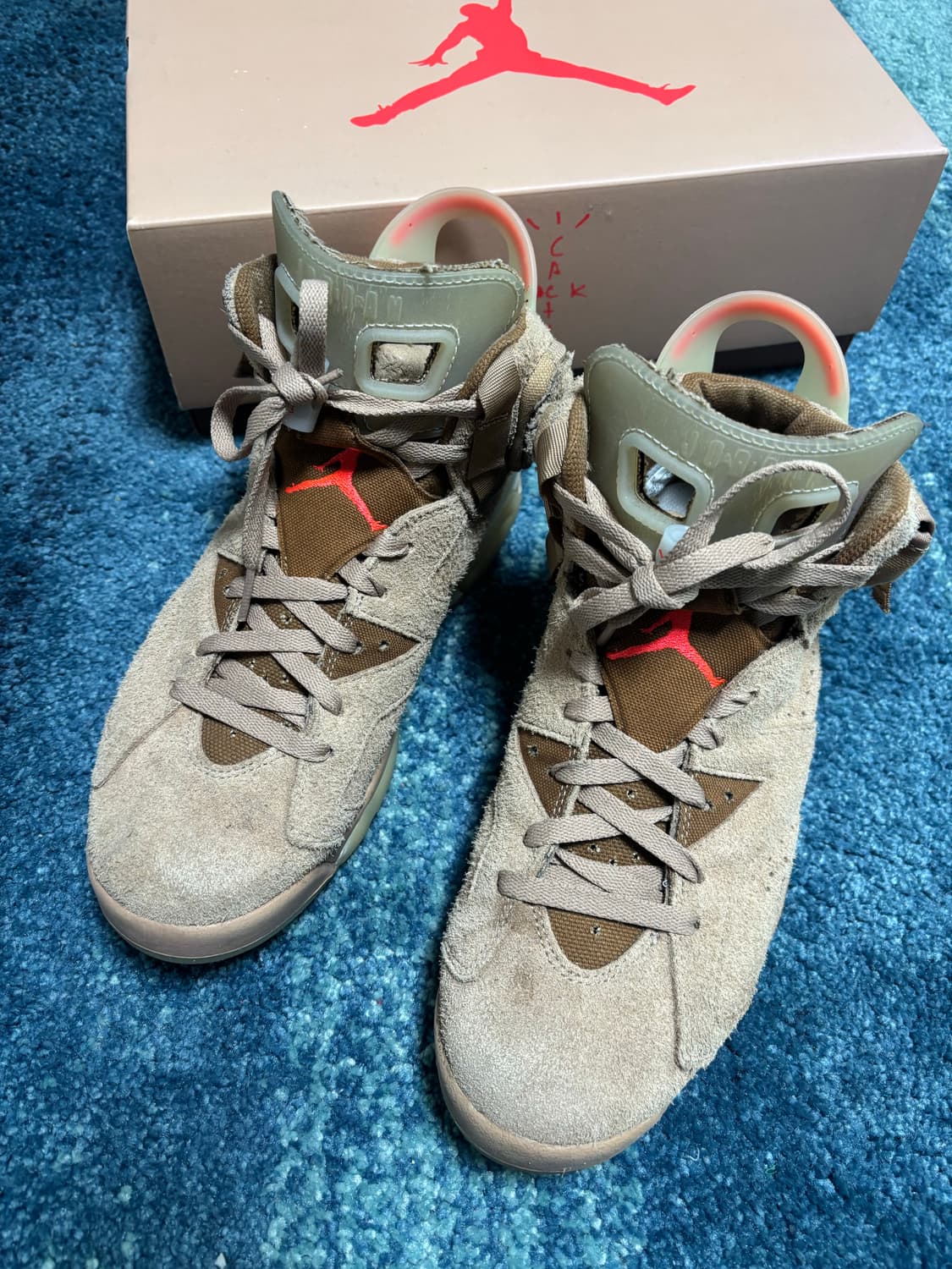 나이키 조던6 트래비스스캇 SP 브리티쉬카키 270 상품이미지3