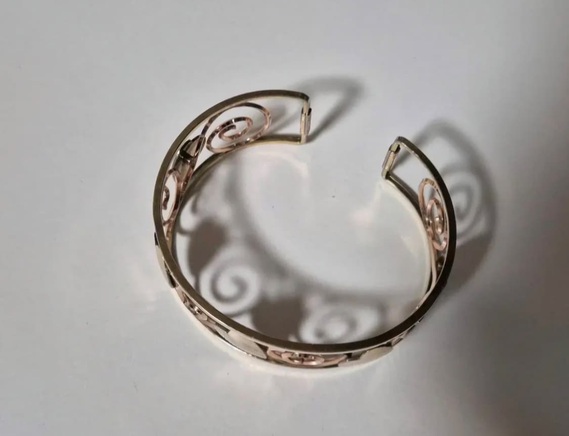 Vintage)1960~70년대 빈티지 krementz 뱅글팔찌 상품이미지4